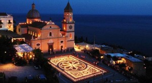 Luminaria di San Domenico, Praiano