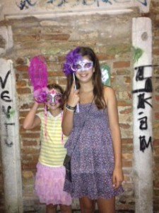 Venice kids mask making